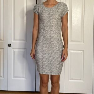 Stretchy knit casual dress